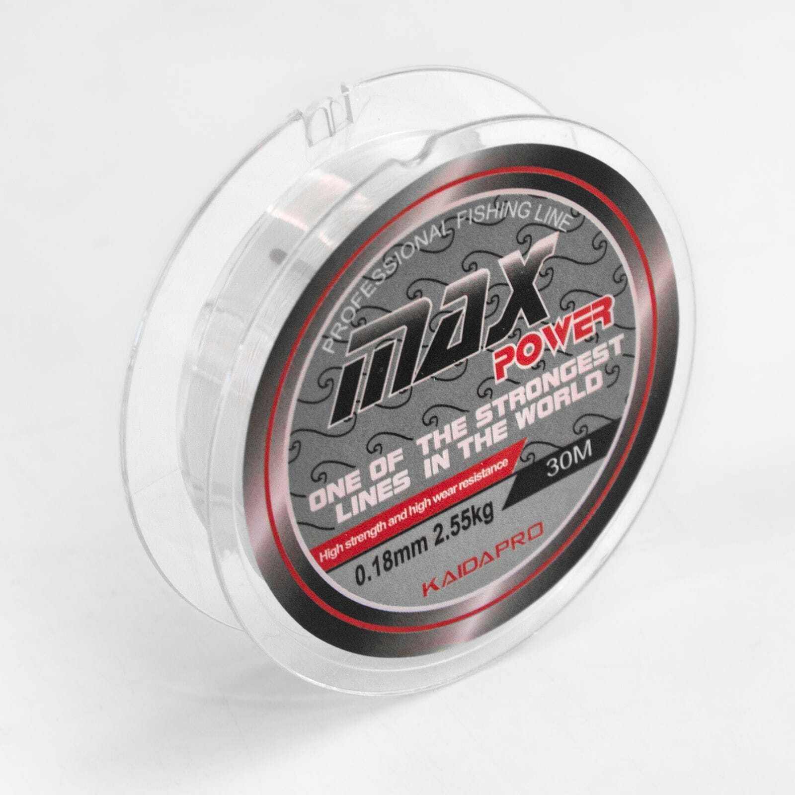 Леска Kaida MAX, 0,08 мм, 30 м