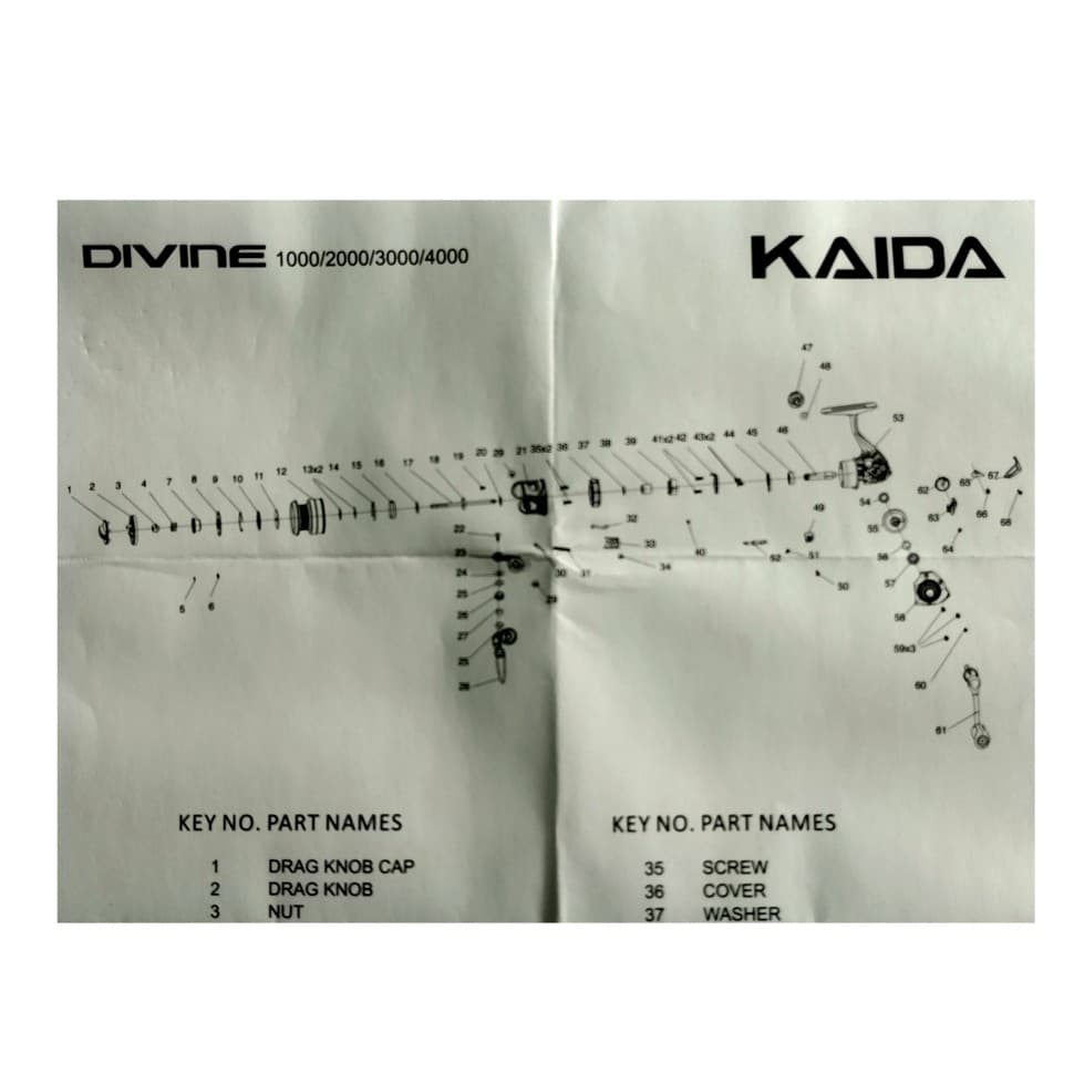 Катушка Kaida DIVINE 1000