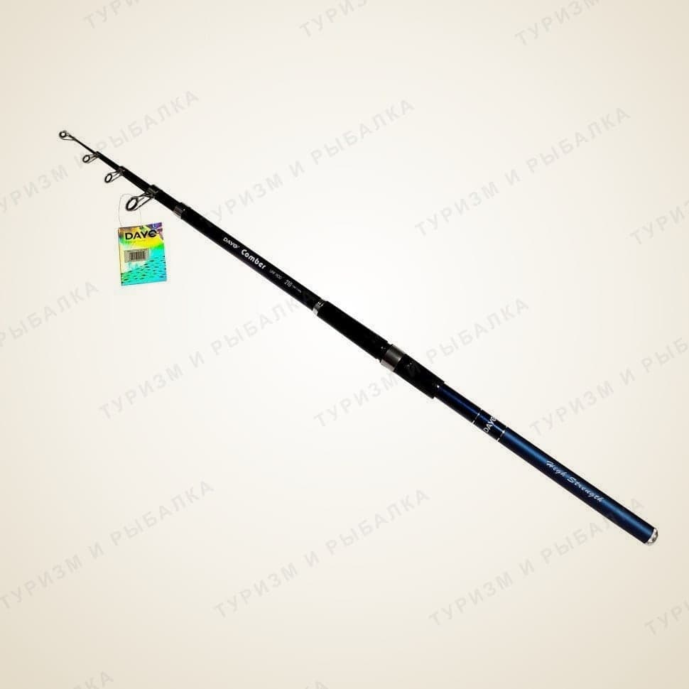 Телескопический спиннинг DAYO COMBER TELESPIN, тест 100–151 г, 2,4 м