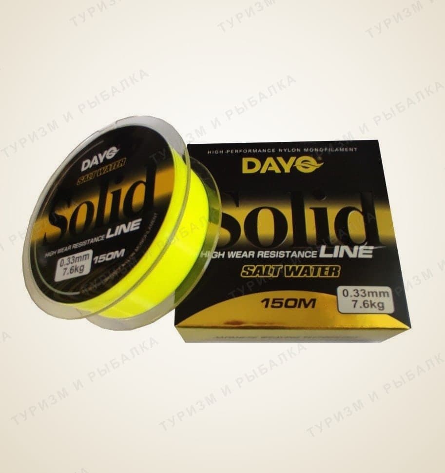 Леска DAYO SOLID SALT WATER, 0,35 мм, 150 м