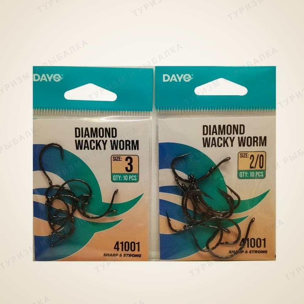 Крючок DIAMOND WACKY WORM DAYO