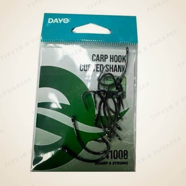 Крючок CARP HOOK CURVED SHANK DAYO