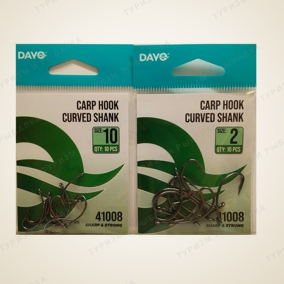 Крючок CARP HOOK CURVED SHANK DAYO