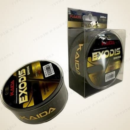 Леска Kaida EXODIS Multicolor, 0,331 мм, 1000 м, 13,5 кг