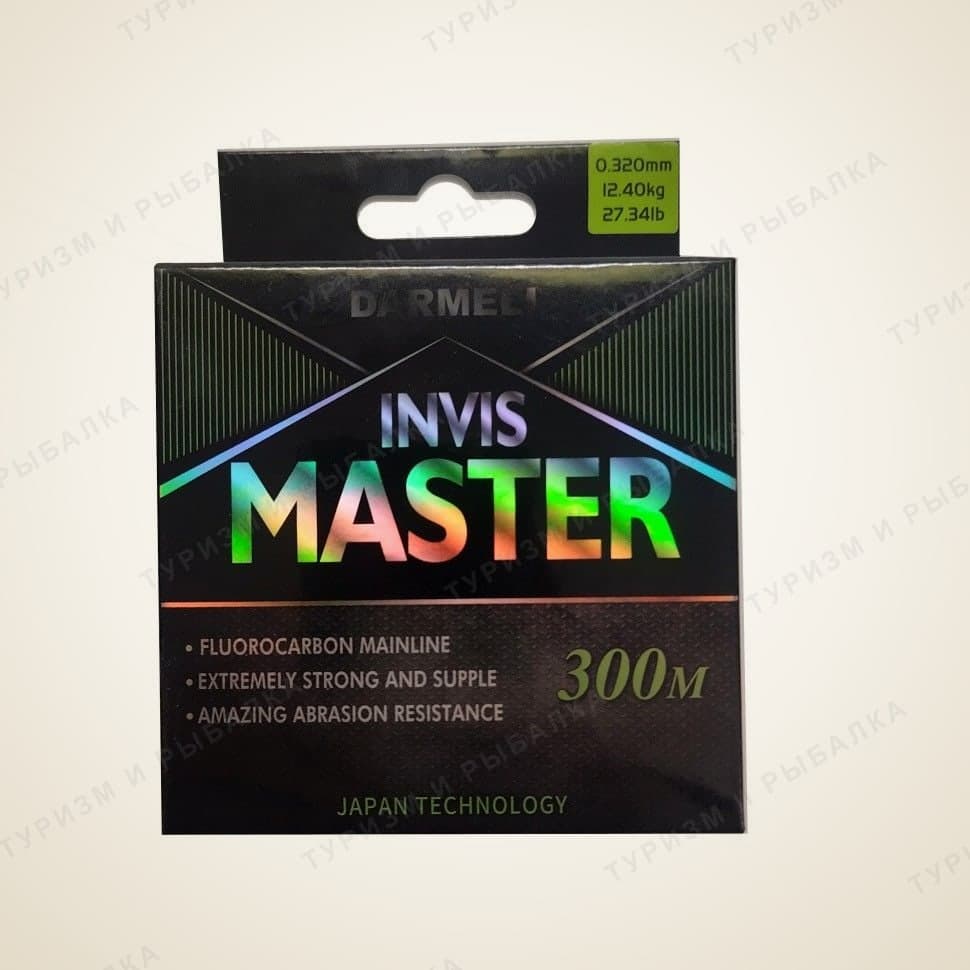 Флюорокарбон Kaida INVIS MASTER 0,32 мм — поводок для воблеров