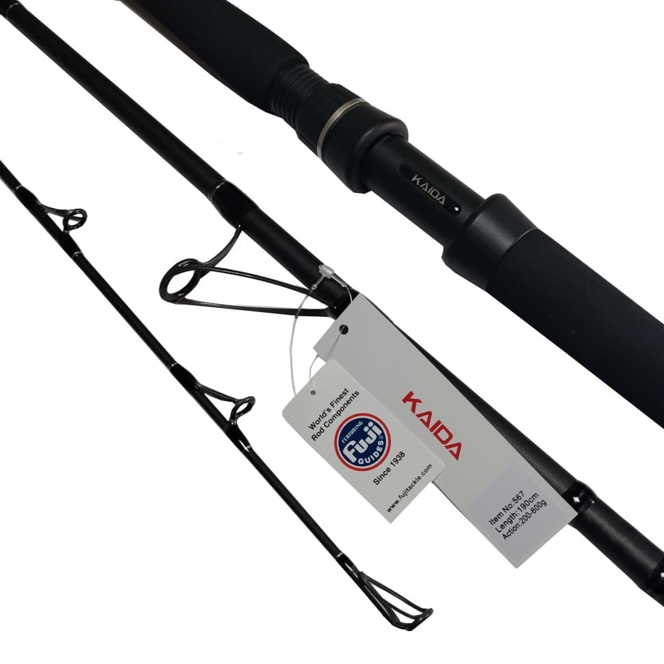 Спиннинг Kaida AMF 3X BOAT, тест 200–600 г, 1,9 м