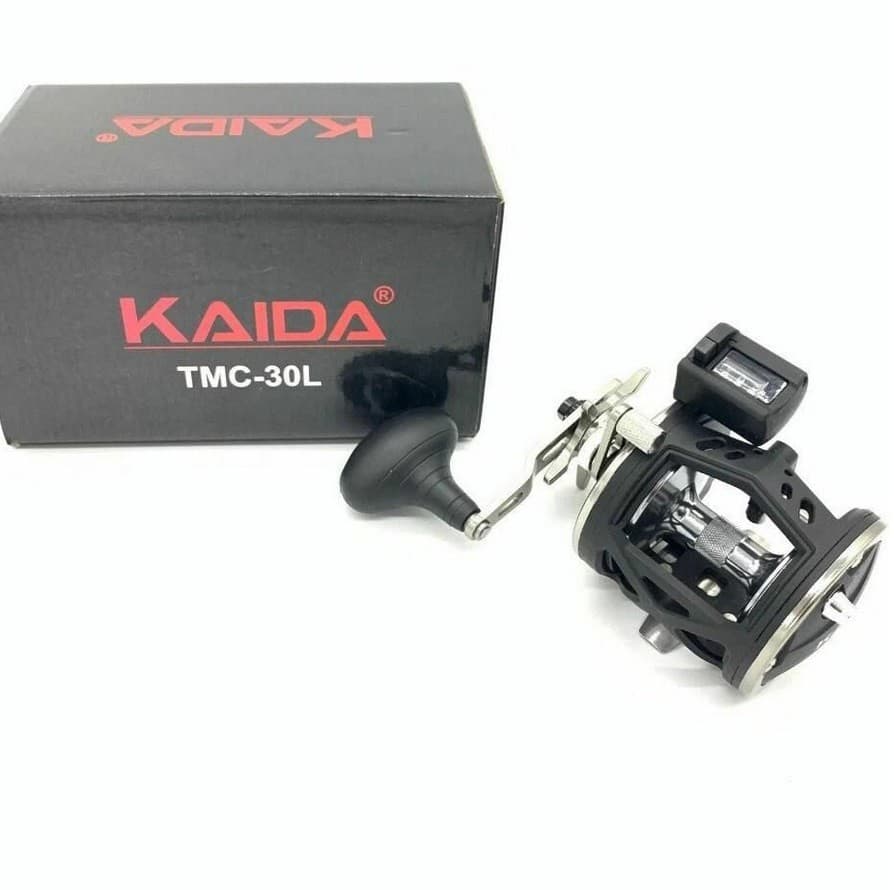 Катушка мультипликаторная Kaida TMC-30 со счётчиком, левая