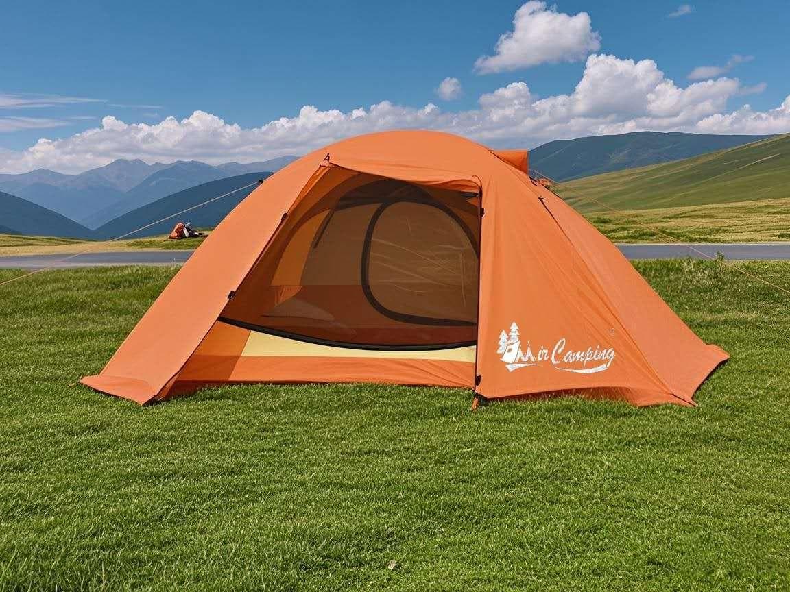 Двухместная палатка с тамбуром с алюминиевым каркасом Mimir ART6102