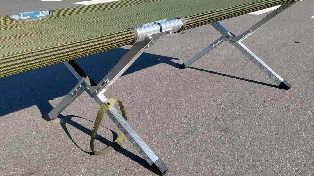 Алюминиевая кровать раскладушка Mimir CF-0933