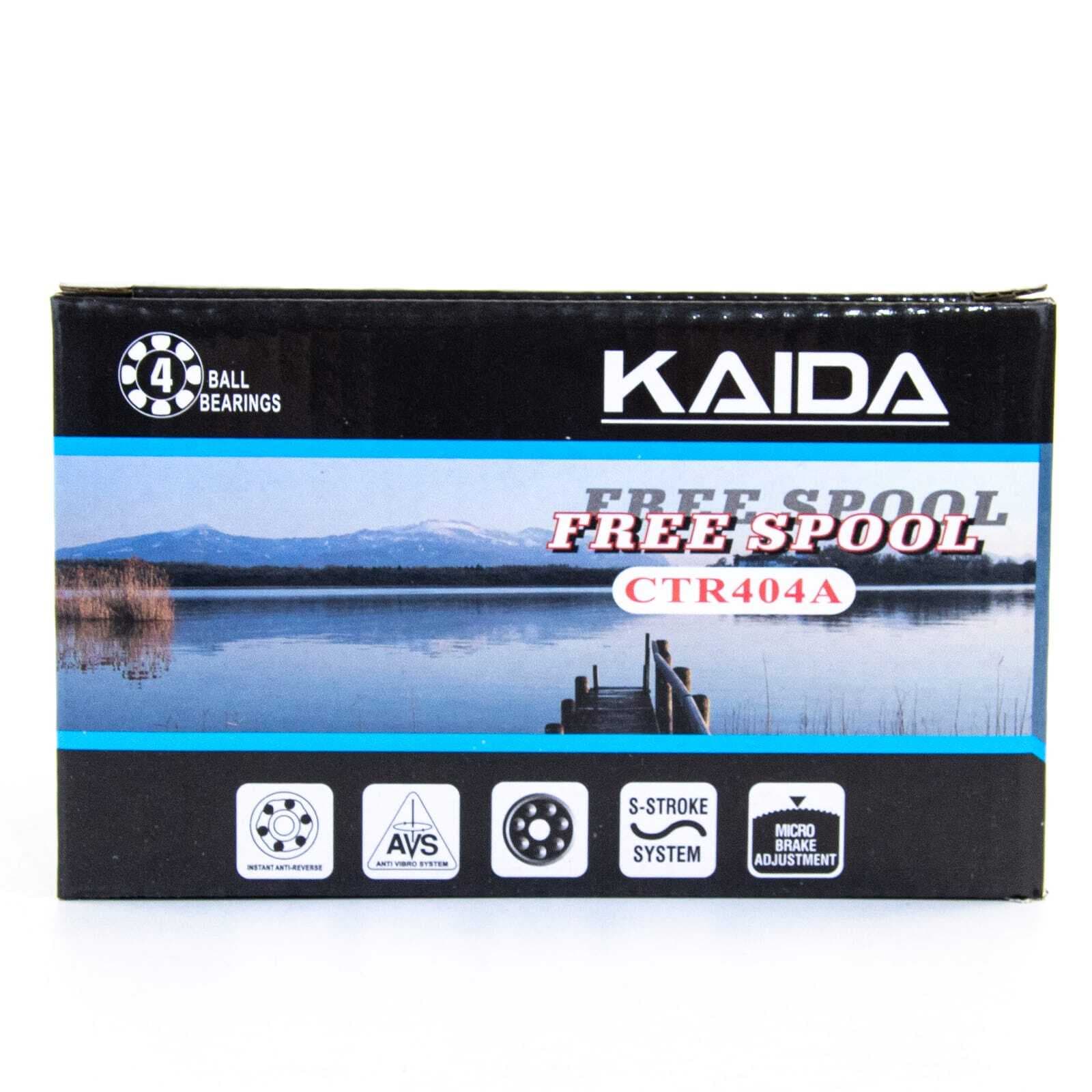 Катушка безинерционная Kaida CTR-404A-4BB с металлической шпулей